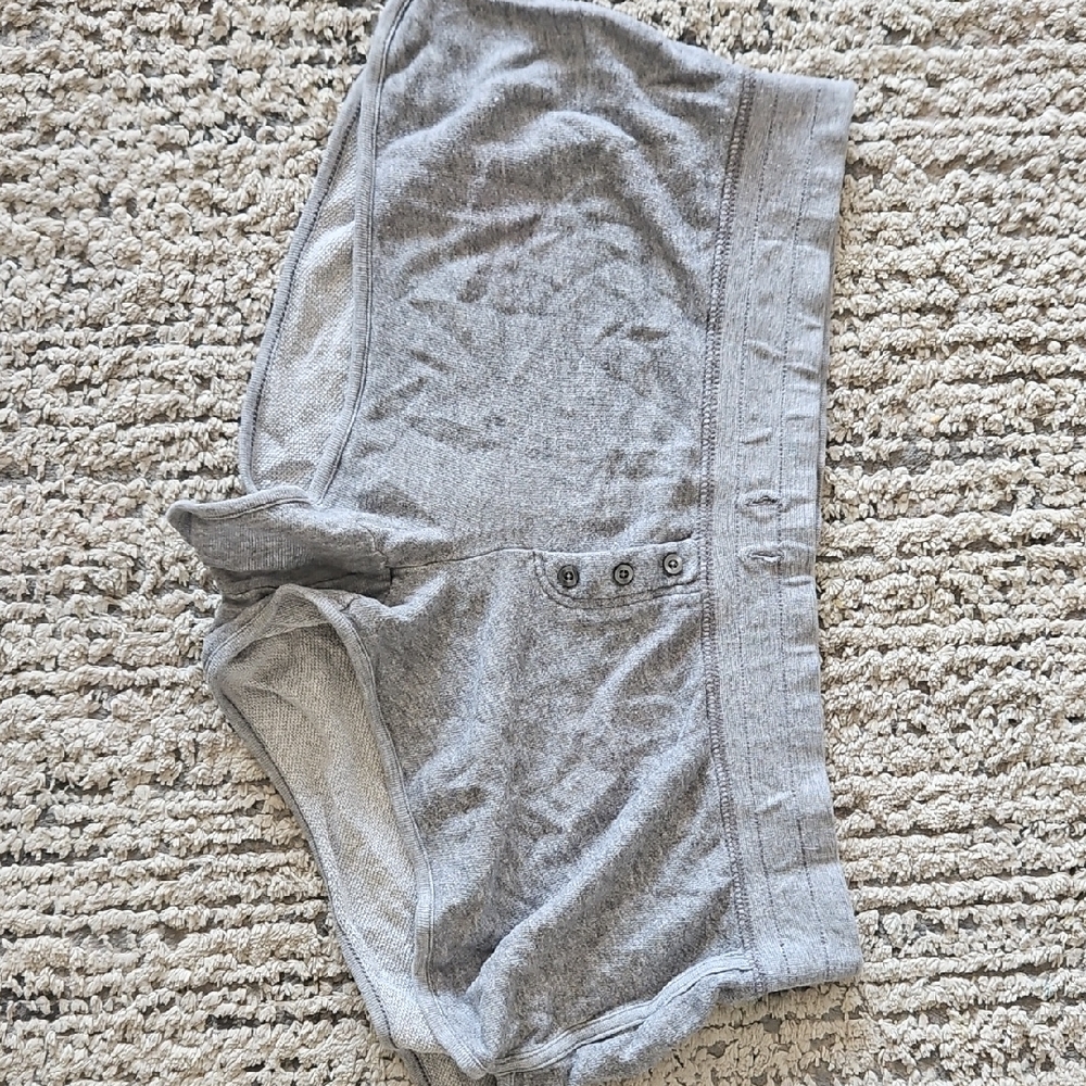 Aerie Gray Pajama Shorts